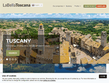 Tablet Screenshot of labellatoscana.net